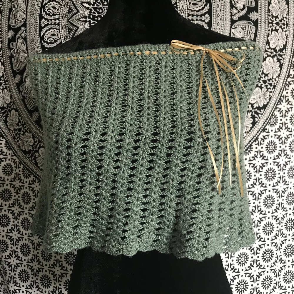 Handmade Crochet Lace Capelet